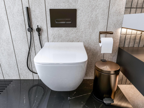 Bathroom full scene 5 3D Model
