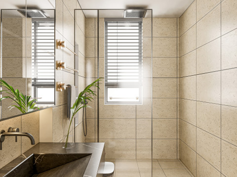 Bathroom full scene 6 3D मॉडल