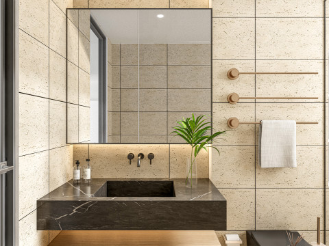 Bathroom full scene 6 3D मॉडल