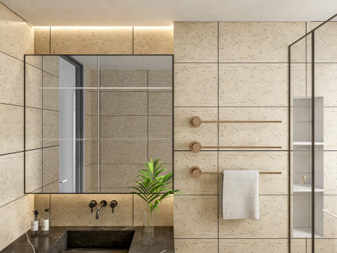 Bathroom full scene 6 3D मॉडल
