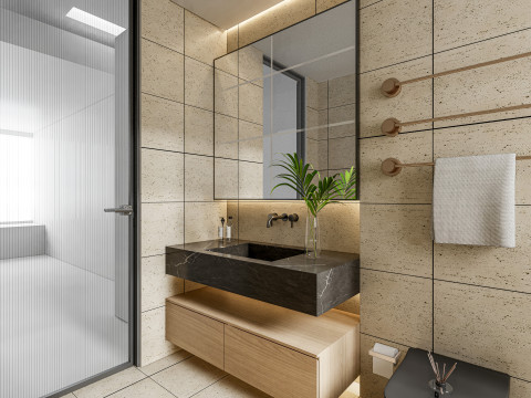 Bathroom full scene 6 3D मॉडल