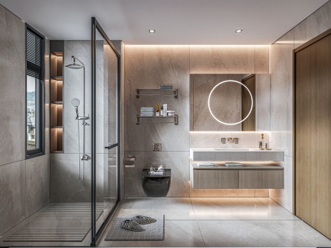 Bathroom full scene 7 3D 모델