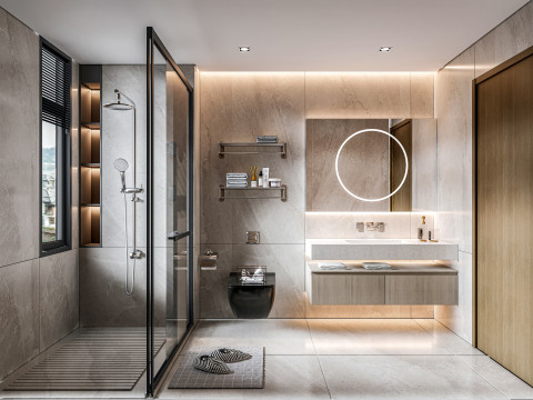 Bathroom full scene 7 3D मॉडल