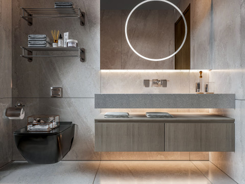 Bathroom full scene 7 3D मॉडल