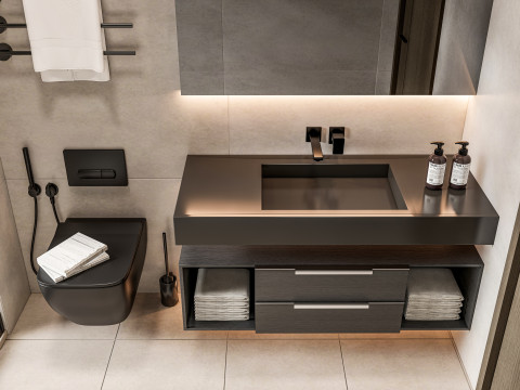 Bathroom full scene 8 3D मॉडल