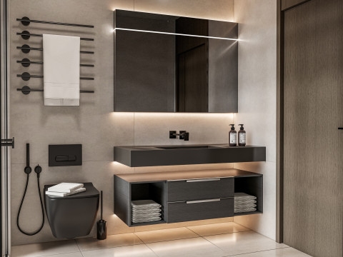 Bathroom full scene 8 3D मॉडल