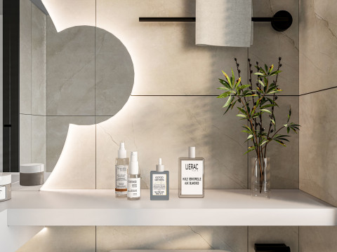 Bathroom full scene 9 3D 모델