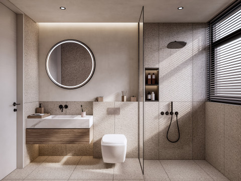 Bathroom full scene 10 3D 모델