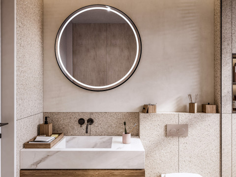 Bathroom full scene 10 3D Model