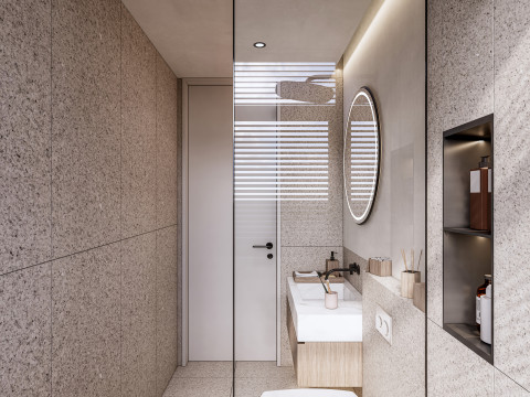 Bathroom full scene 10 3D Model