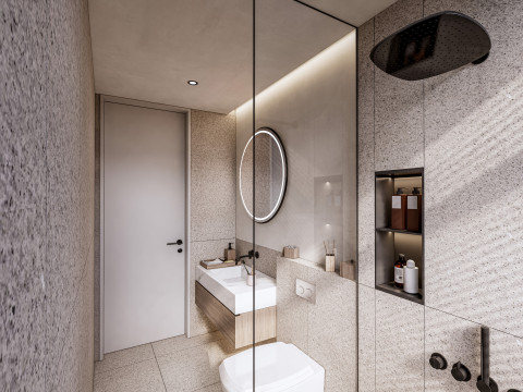 Bathroom full scene 10 3D Model