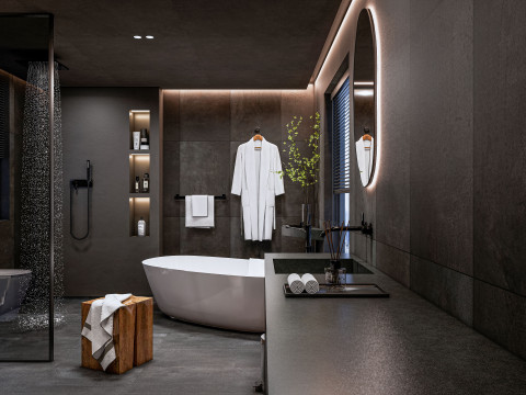 Bathroom full scene 11 3D मॉडल