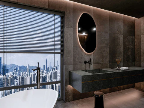 Bathroom full scene 11 3D Model