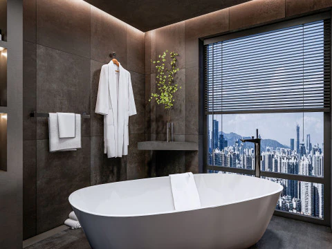 Bathroom full scene 11 3D Model