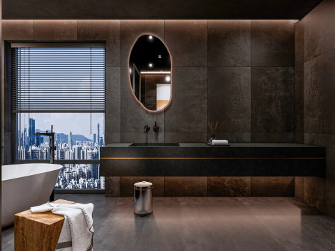 Bathroom full scene 11 3D Model