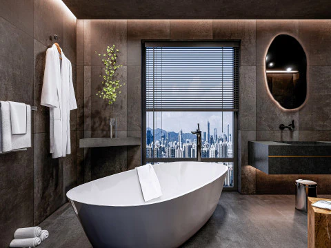 Bathroom full scene 11 3D Model