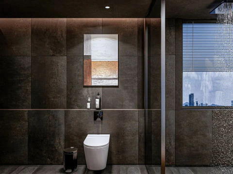 Bathroom full scene 11 3D Model