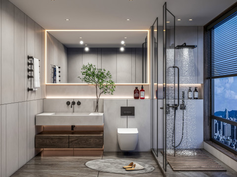 Bathroom full scene 12 3D 모델