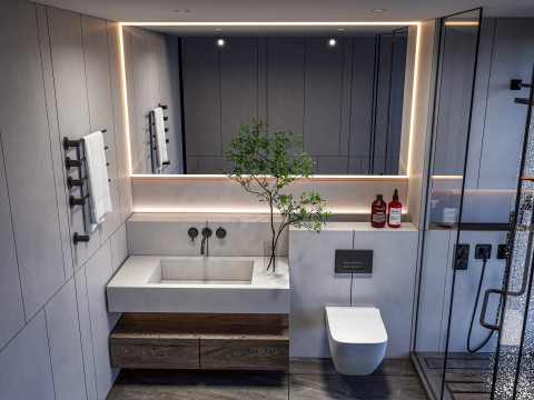 Bathroom full scene 12 3D Модель