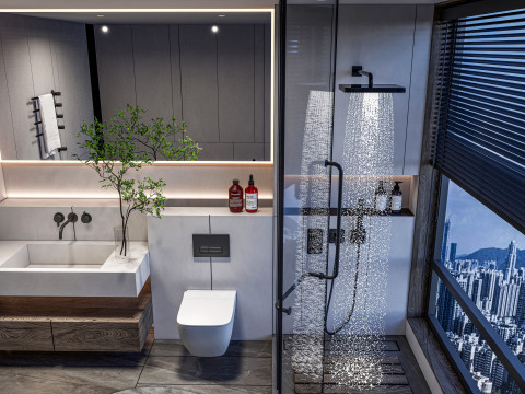 Bathroom full scene 12 3D Модель