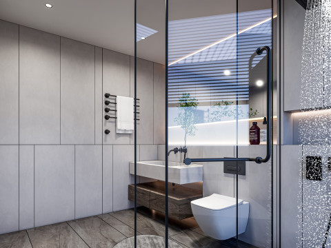 Bathroom full scene 12 3D Модель