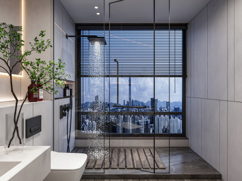 Bathroom full scene 12 3D Модель