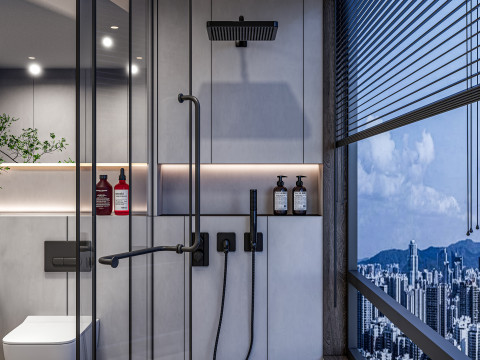 Bathroom full scene 12 3D Модель