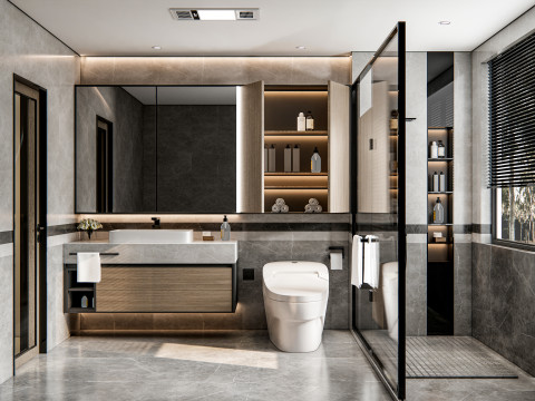 Bathroom full scene 13 3D 모델