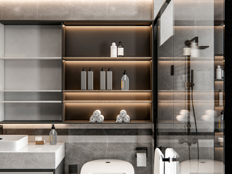 Bathroom full scene 13 3D Модель