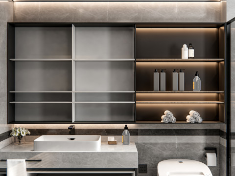 Bathroom full scene 13 3D Модель