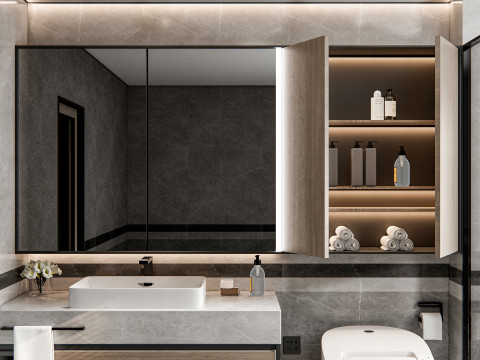 Bathroom full scene 13 3D Модель