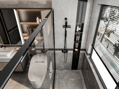 Bathroom full scene 13 3D Модель