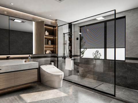 Bathroom full scene 13 3D Модель