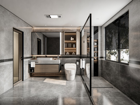 Bathroom full scene 13 3D Модель