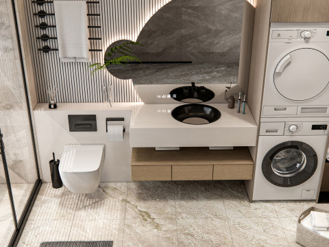 Bathroom full scene 14 Model 3D