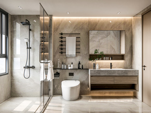 Bathroom full scene 15 Modelo 3D