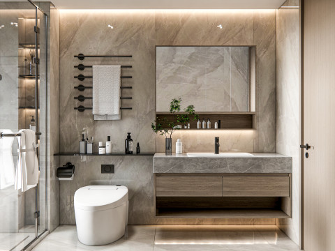 Bathroom full scene 15 Modelo 3D