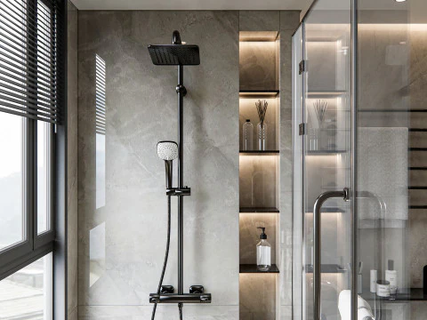 Bathroom full scene 15 3D Model
