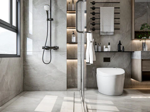 Bathroom full scene 15 3D Model