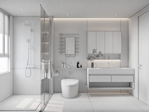 Bathroom full scene 15 Modelo 3D