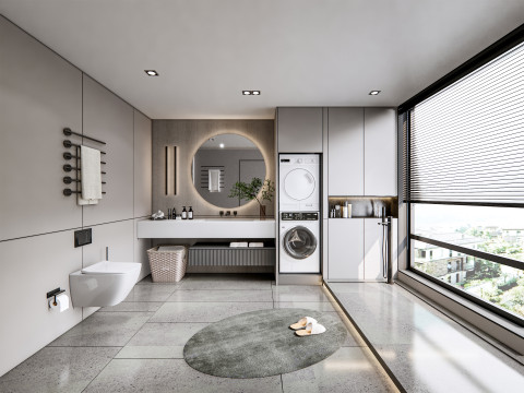 Bathroom full scene 16 3D 模型