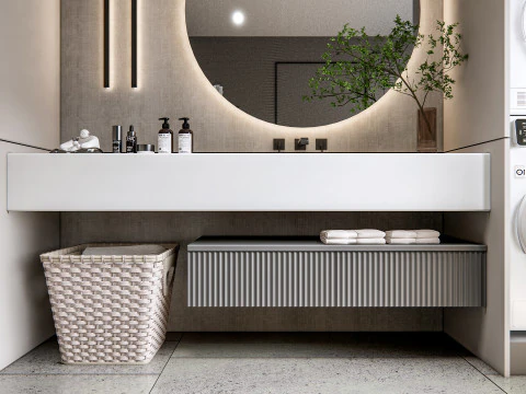 Bathroom full scene 16 3D Model