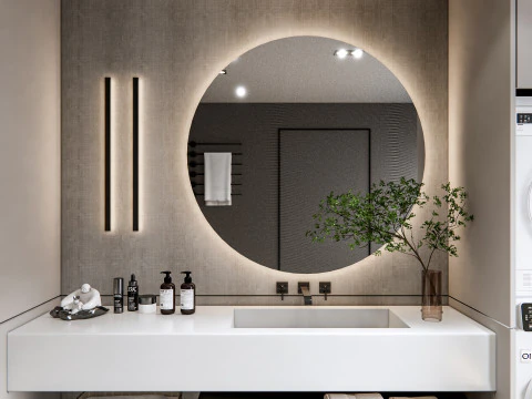 Bathroom full scene 16 3D Model