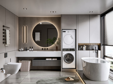 Bathroom full scene 16 3D 模型