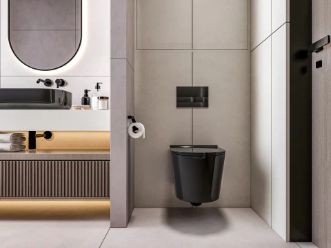 Bathroom full scene 17 3D Model