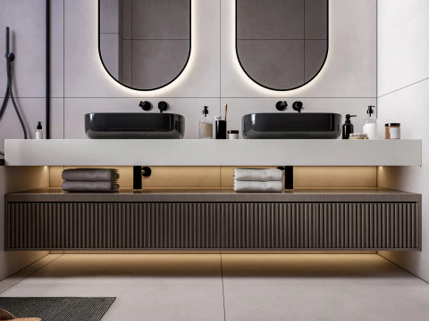 Bathroom full scene 17 3D Model
