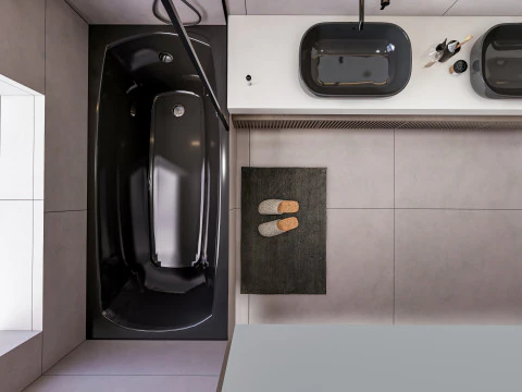 Bathroom full scene 17 3D Model