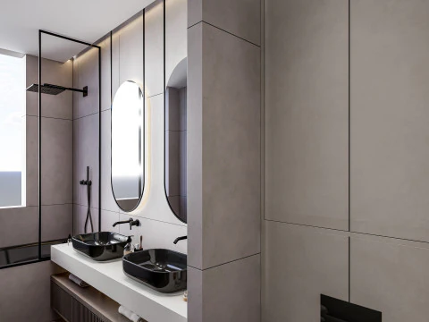 Bathroom full scene 17 3D Model