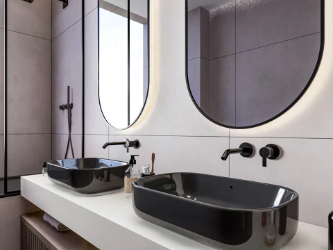 Bathroom full scene 17 3D Model