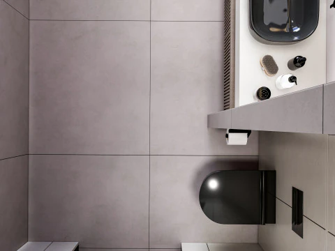 Bathroom full scene 17 3D Model